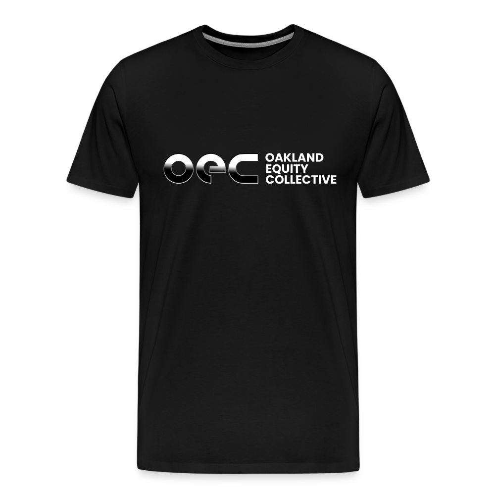 OEC Black/White Gradient Men's Premium T-Shirt - black